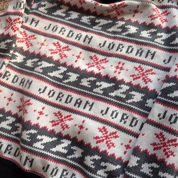 NIKE AIR Jordan Holiday Christmas Sweater Size Large - Picture 3 of 4